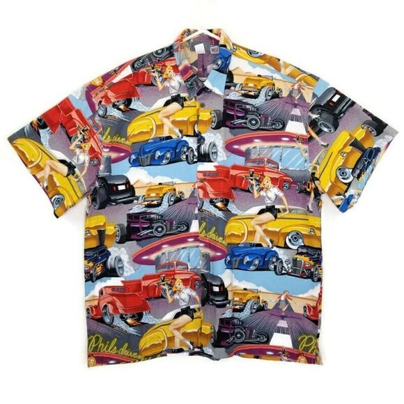 VTG High Seas Trading Co Phils Drive-In S/s Shirt - Picture 1 of 12